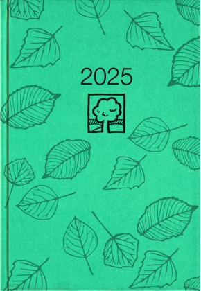 Wochenbuch türkis 2025 - Bürokalender 14,6x21 cm - 1 Woche auf 2 Seiten - 128 Seiten - mit Eckperforation - Notizbuch -