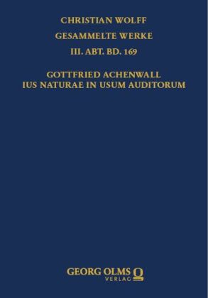 Gottfried Achenwall, Ius naturae in usum auditorum