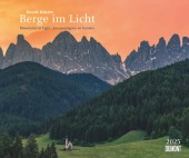 DUMONT - Berge im Licht 2025 Wandkalender, 60x50cm, Fotokunst-Kalender mit epischen Naturkulissen, grafische Bildsprache