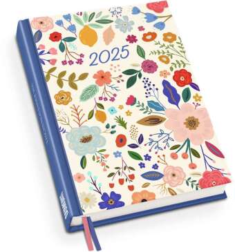 DUMONT - Blumenwiese 2025 Taschenkalender, 11,3x16,3cm, Terminplaner im Blumen-Design, mit Wochenkalendarium