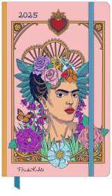 DUMONT - Frida Kahlo 2025 Wochen-Notizkalender, 13x21cm, Taschen-Kalender mit Verschlussband & Falttasche, mit vielen nü