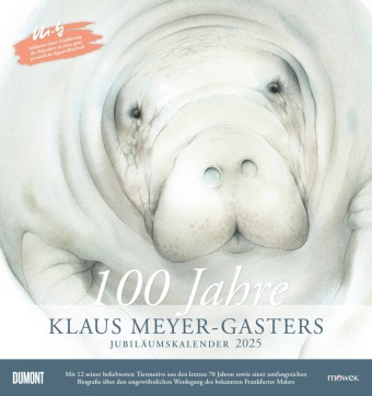 DUMONT - 100 Jahre Klaus Meyer-Gasters 2025 Jubiläumskalender, 45x48cm, Kunstkalender mit umfangreicher Biografie des Kü