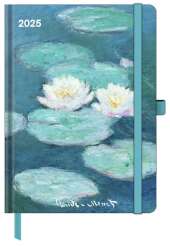 N NEUMANNVERLAGE - Claude Monet 2025 ArtDiary, 16x22cm, Taschenkalender mit Banderole und Lesebändchen, Tasche für Visit