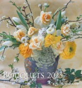 N NEUMANNVERLAGE - Bouquets 2025 Fotokunst-Kalender, 45x48cm, Wandkalender mit zwölf bezaubernden Blumenbouquets, liebev