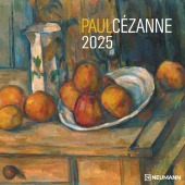 N NEUMANNVERLAGE - Paul Cézanne 2025 Broschürenkalender, 30x30cm, Wandkalender mit künstlerischen Abbildungen, Mondphase