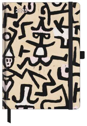 N NEUMANNVERLAGE - Paul Klee 2025 ArtDiary, 16x22cm, Taschenkalender mit Banderole und Lesebändchen, Tasche für Visitenk