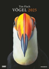 DUMONT - Tim Flach: Vögel 2025, 50x70cm, Posterkalender mit diversen Vogelarten in faszinierenden Nahaufnahmen, fotograf