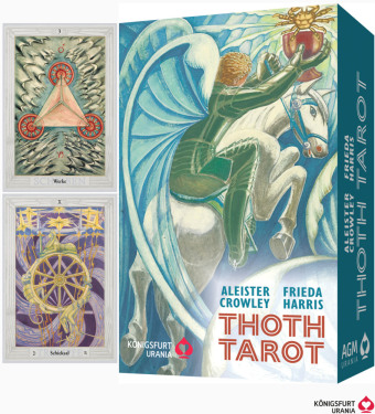 Aleister Crowley Thoth Tarot (Deluxe Ausgabe, Deutsch, DE), m. 1 Buch, m. 1 Beilage, 2 Teile