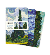 Dreier Set Mini-Notizbücher: Vincent van Gogh, Zypressen