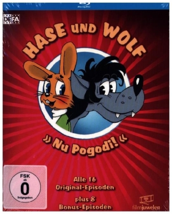 Hase und Wolf - Alle 16 Original-Episoden - plus 8 Bonus-Episoden (Nu Pagadi! / Na warte!), 1 Blu-ray