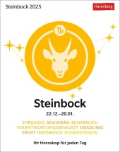 Steinbock Sternzeichenkalender 2025 - Tagesabreißkalender - Ihr Horoskop für jeden Tag