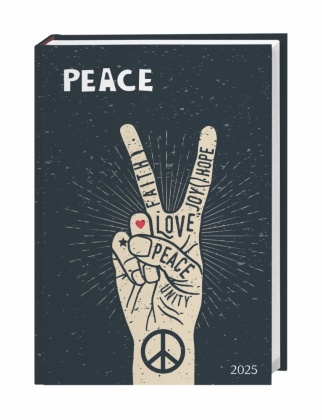 Peace Kalenderbuch A5 2025