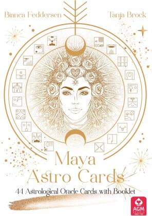 Maya Astro Cards: 44 astrological oracle cards with booklet, m. 1 Buch, m. 44 Beilage, 2 Teile