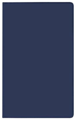 Taschenkalender Saturn Leporello PVC blau 2025