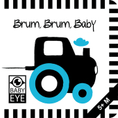 Brum, Brum, Baby: Kontrastreiches Faltbuch für Babys · Kontrastbuch angepasst an Babyaugen · Schwarz Weiß Primärfarben B