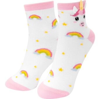 Socken Accessoire Motiv Einhorn 