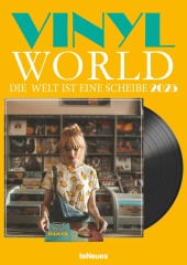 teNeues - Vinyl World 2025 Wandkalender, 29,7x42cm, Kalender mit der Kult- Kulturgeschichte rund um die schwarze Scheibe