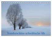 Wunderschöne schwäbische Alb (Tischkalender 2025 DIN A5 quer), CALVENDO Monatskalender