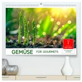 Gemüse für Gourmets (hochwertiger Premium Wandkalender 2025 DIN A2 quer), Kunstdruck in Hochglanz