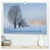 Wunderschöne schwäbische Alb (hochwertiger Premium Wandkalender 2025 DIN A2 quer), Kunstdruck in Hochglanz
