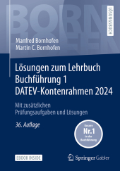 Lösungen zum Lehrbuch Buchführung 1 DATEV-Kontenrahmen 2024, m. 1 Buch, m. 1 E-Book