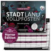 DENKRIESEN - STADT LAND VOLLPFOSTEN® - HORROR EDITION - "Jetzt wird's gruselig." - A4