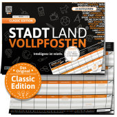 Denkriesen - Stadt Land Vollpfosten® Classic Edition - "Intelligenz ist relativ." (Spiel)