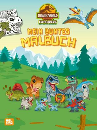 Jurassic World Explorers: Mein buntes Malbuch