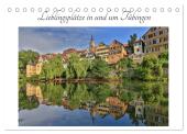 Lieblingsplätze in und um Tübingen (Tischkalender 2025 DIN A5 quer), CALVENDO Monatskalender