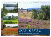 Die Eifel - Vulkane, Heidekraut und sanfte Hügel (Tischkalender 2025 DIN A5 quer), CALVENDO Monatskalender