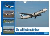 Die schönsten Airliner (Wandkalender 2025 DIN A4 quer), CALVENDO Monatskalender