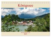 Königssee - Berchtesgadener Land (Tischkalender 2025 DIN A5 quer), CALVENDO Monatskalender