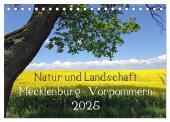 Natur und Landschaft Mecklenburg - Vorpommern 2025 (Tischkalender 2025 DIN A5 quer), CALVENDO Monatskalender