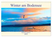 Winter am Bodensee - Magische Lichtblicke (Wandkalender 2025 DIN A4 quer), CALVENDO Monatskalender