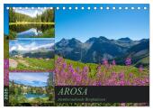 Arosa - Atemberaubende Bergkulissen (Tischkalender 2025 DIN A5 quer), CALVENDO Monatskalender