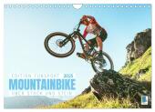 Mountainbike - Über Stock und Stein: Edition Funsport (Wandkalender 2025 DIN A4 quer), CALVENDO Monatskalender
