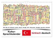 Kultur-Sprachkalender Türkisch-Deutsch (Wandkalender 2025 DIN A4 quer), CALVENDO Monatskalender