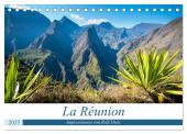 La Réunion - Impressionen von Rolf Dietz (Tischkalender 2025 DIN A5 quer), CALVENDO Monatskalender