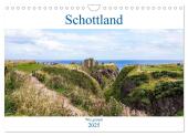 Schottland - Wie gemalt (Wandkalender 2025 DIN A4 quer), CALVENDO Monatskalender