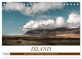 Island. Ein Land für Entdecker und Abenteurer. (Tischkalender 2025 DIN A5 quer), CALVENDO Monatskalender