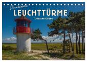 Die schönsten Leuchttürme - Deutsche Ostsee (Tischkalender 2025 DIN A5 quer), CALVENDO Monatskalender