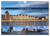 KÖLN AUSBLICK - RHEINBLICK (Wandkalender 2025 DIN A4 quer), CALVENDO Monatskalender
