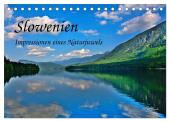 Slowenien - Impressionen eines Naturjuwels (Tischkalender 2025 DIN A5 quer), CALVENDO Monatskalender