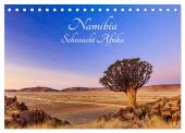 Namibia - Sehnsucht Afrika (Tischkalender 2025 DIN A5 quer), CALVENDO Monatskalender