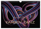 Farben Tanz Abstract Design (Wandkalender 2025 DIN A4 quer), CALVENDO Monatskalender