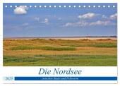 Die Nordsee zwischen Stade und Pellworm (Tischkalender 2025 DIN A5 quer), CALVENDO Monatskalender