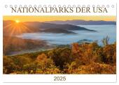 Nationalparks der USA (Tischkalender 2025 DIN A5 quer), CALVENDO Monatskalender