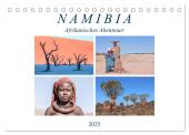 Namibia, afrikanisches Abenteuer (Tischkalender 2025 DIN A5 quer), CALVENDO Monatskalender