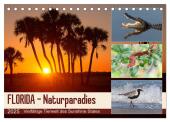FLORIDA - Naturparadies (Tischkalender 2025 DIN A5 quer), CALVENDO Monatskalender