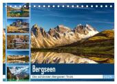 Tiroler Bergseen (Tischkalender 2025 DIN A5 quer), CALVENDO Monatskalender